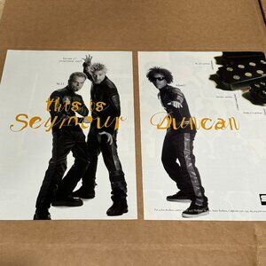 Powerman 5000 -Dorian 27/ M.33 /Adam 12 - SEYMOUR DUNCAN PICKUPS - 2000 Print Ad